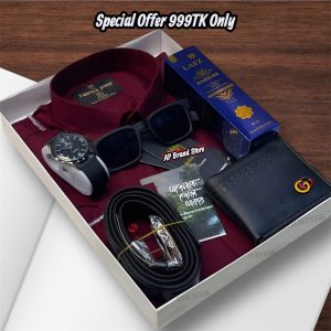 শার্ট গিফট কম্বো প্যাকেজ (কোডঃ০২)